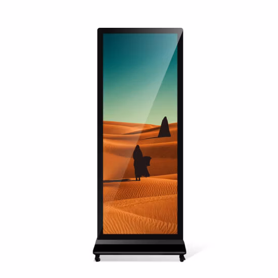Window Indoor Android Software Kiosk Floor Stand Advertising Equipment Digital Signage Full Screen