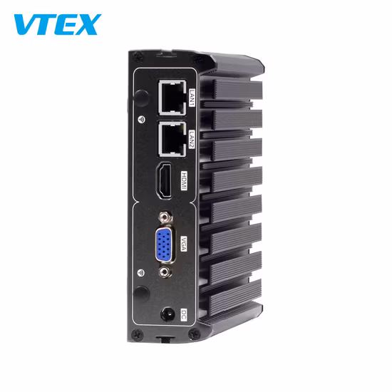 Wholesale Low Cost Industrial Mini PC 2 X Intel I211at Gigabit Network Card 2048X1536 VGA Fanless Embedded Industrial Mini PC