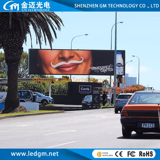 P10 P8 P6 Outdoor Full Color Front Maintenance LED Display Screen for Gmled Advertising