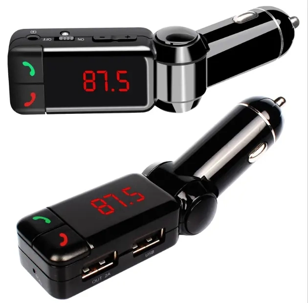 Car Kit Handsfree Aux Audio PC Smart Model Support Charging Phone USB Flash Drive Car Charger China FM Transmitter Modulator Car MP3 Player