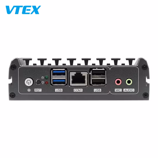 Wholesale Low Cost Industrial Mini PC 2 X Intel I211at Gigabit Network Card 2048X1536 VGA Fanless Embedded Industrial Mini PC
