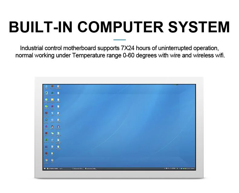 USB or Network WiFi See-Through Touch Screen LCD Transparent Display Media Player Digital Signage Box