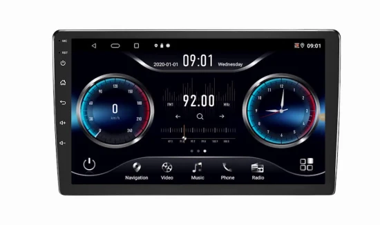 공장 공급 9인치 6GB+128GB 해상도 1024*600 DSP RDS Carplay 더블 DIN 안드로이드 자동 오디오 자동차 미디어 플레이어