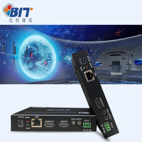 2023 새로운 디자인 IR 제어 4K30 HDMI 익스텐더 로컬 루프 출력 RJ45 - HDMI 트랜시버